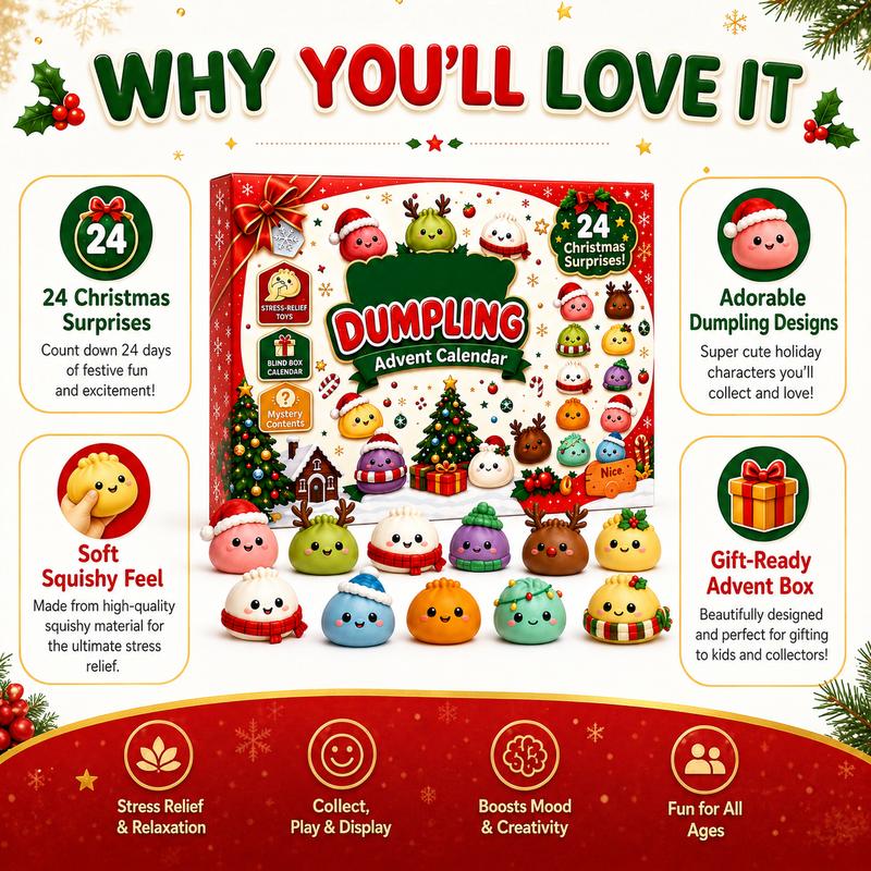 Dumpling Squishy Advent Calendar